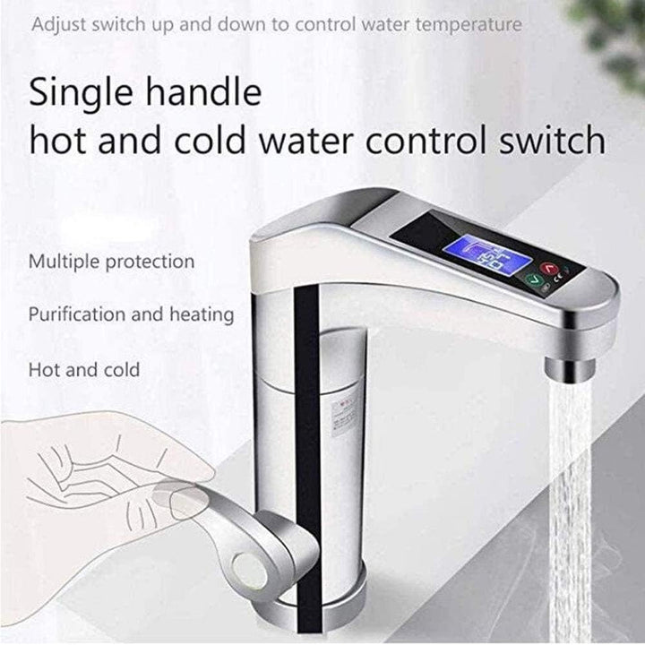 Lisslune | Electric Instant Hot Water Tap with Built-In Heater & LED Temperature Display – Kitchen & Bathroom