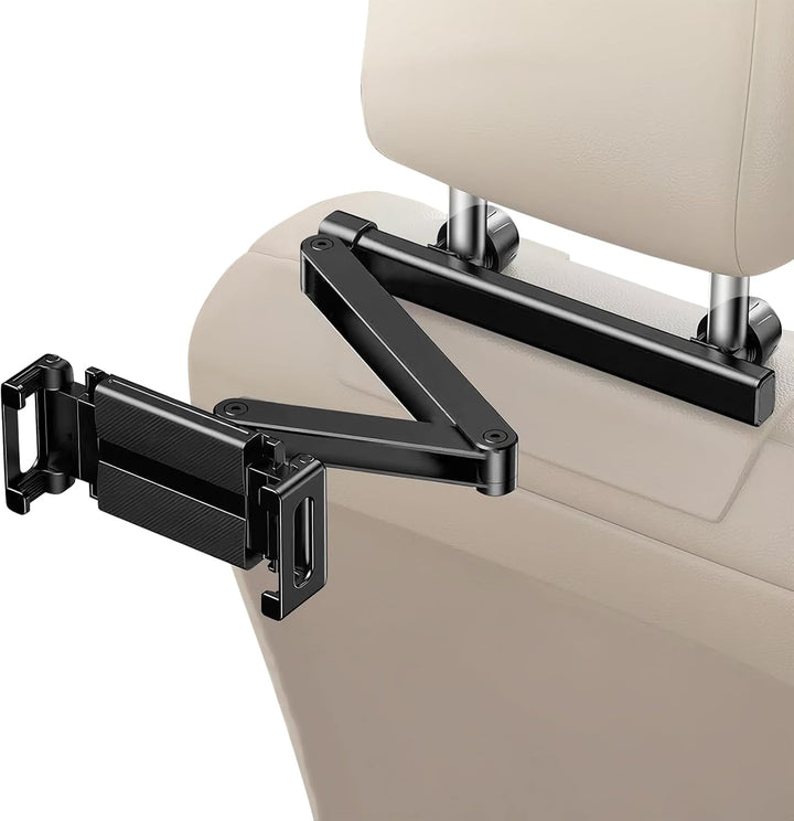 Lisslune | Car Headrest Tablet Holder – Adjustable 360° Backseat Phone & Tablet Mount – Movira