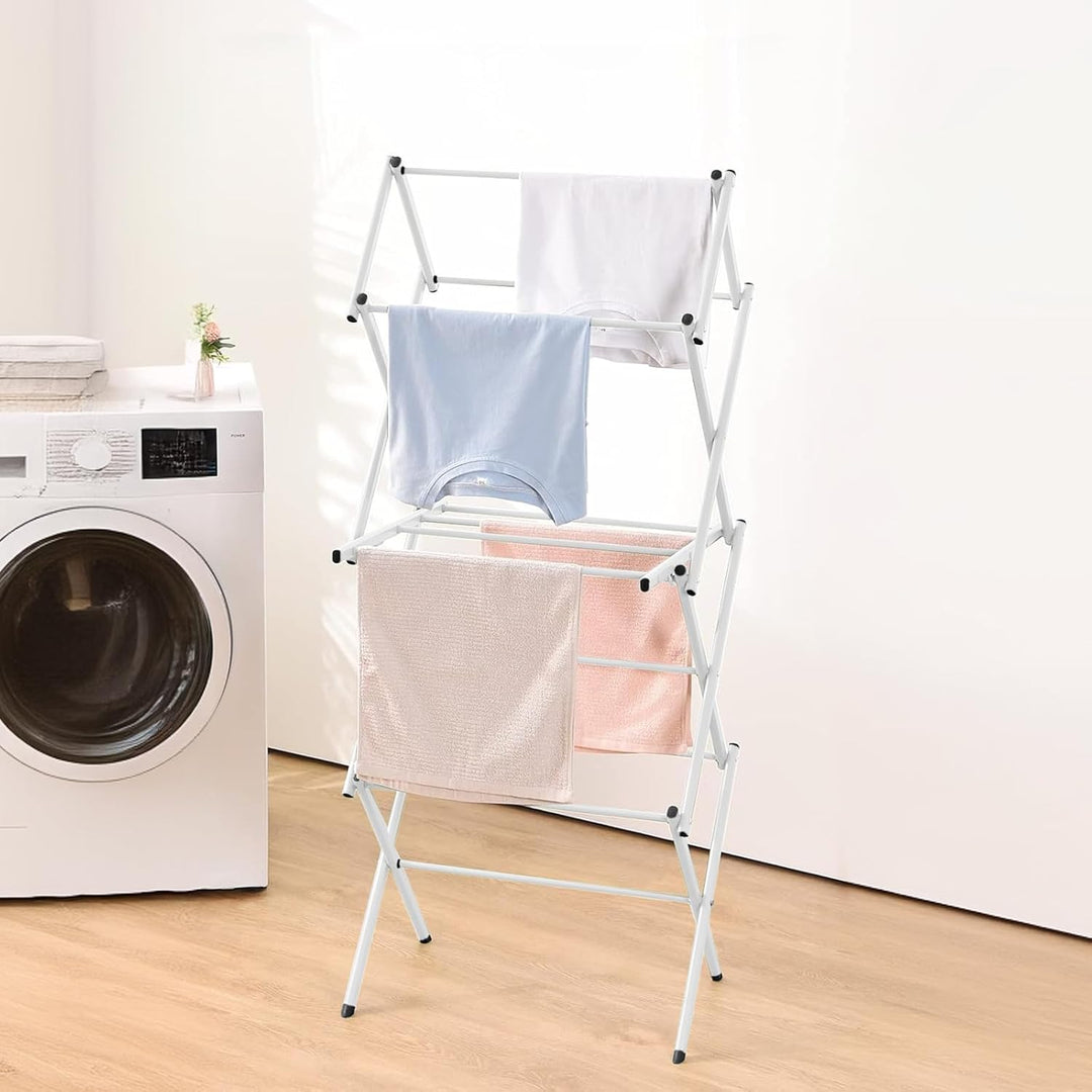 Lisslune | 3-Tier Foldable Clothes Drying Rack – DryMate