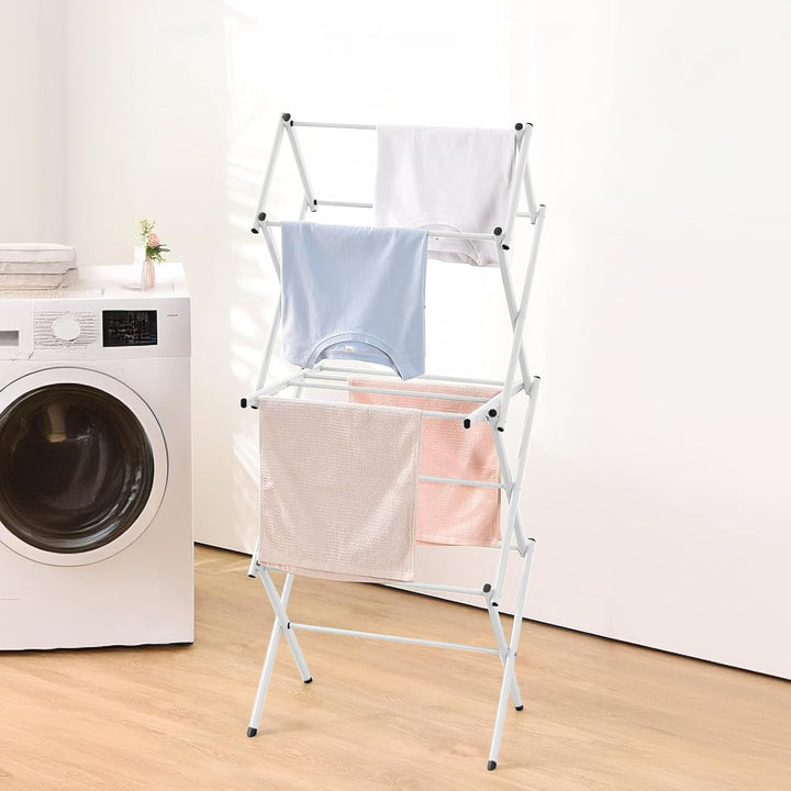 Lisslune | 3-Tier Foldable Clothes Drying Rack – DryMate