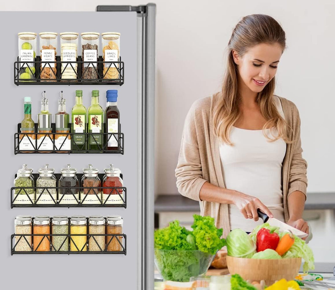 Lisslune | No-Drill Magnetic Spice Rack Set – Vespera