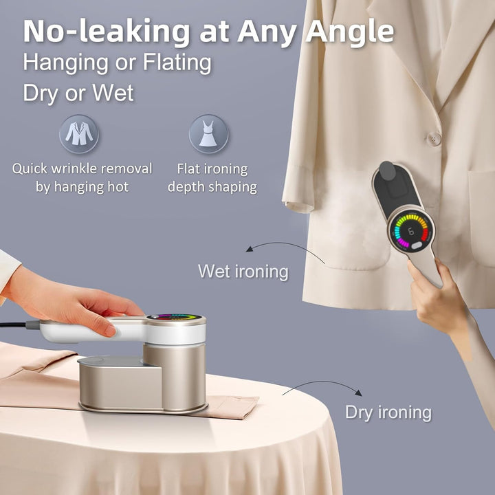 Lisslune | Portable Travel Steamer Iron 1200W with 6 Modes and AU Plug