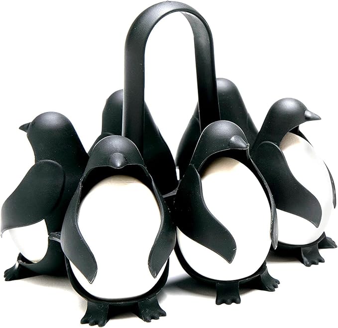 Lisslune | 3-in-1 Egg Holder With Cute Penguin Design