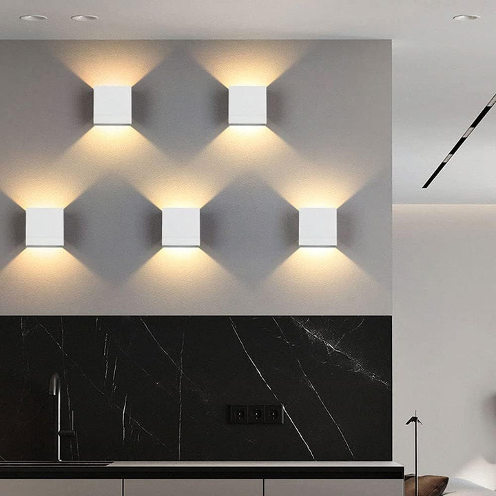 Lisslune | Wireless Rechargeable Wall Lamp | Adjustable Up & Down Light, USB Powered for Home Decor & Cozy Ambiance