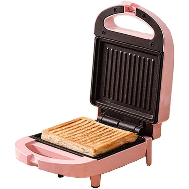 Lisslune | 2-in-1 Sandwich Maker & Toaster | Non-Stick Auto-Sealing Plates for Quick Breakfasts, Snacks & Easy Cleanup
