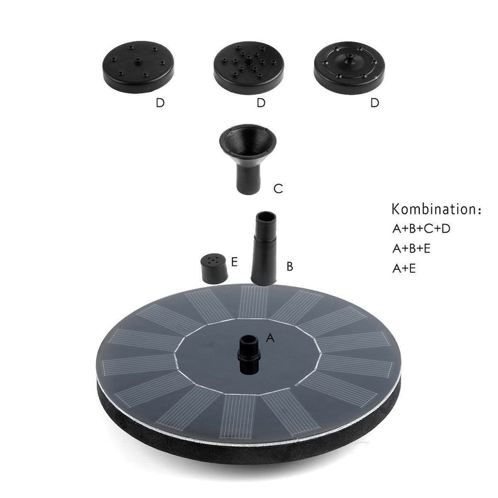 Lisslune | Solar Fountain Pump