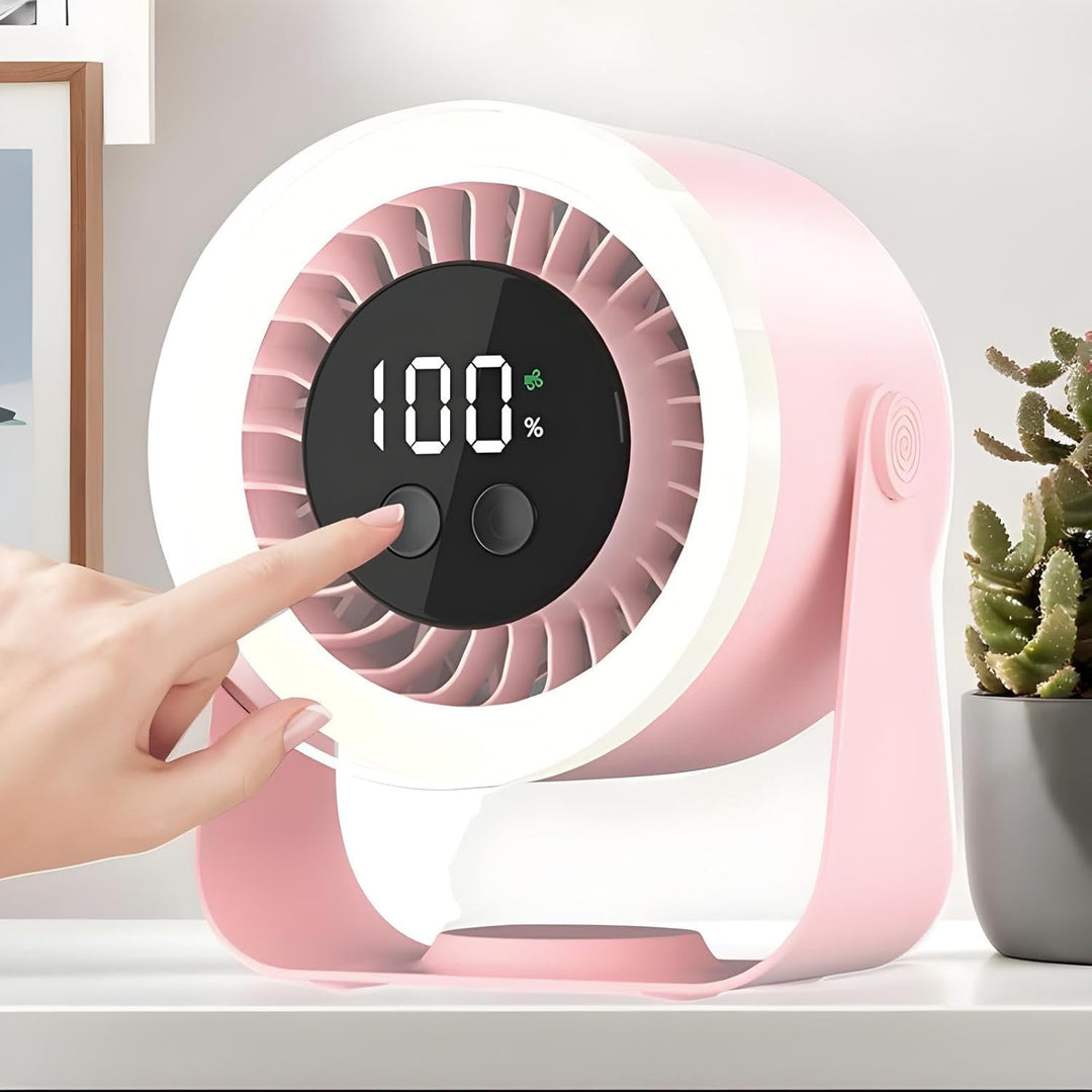Lisslune | Quiet Desk Fan – Auralis