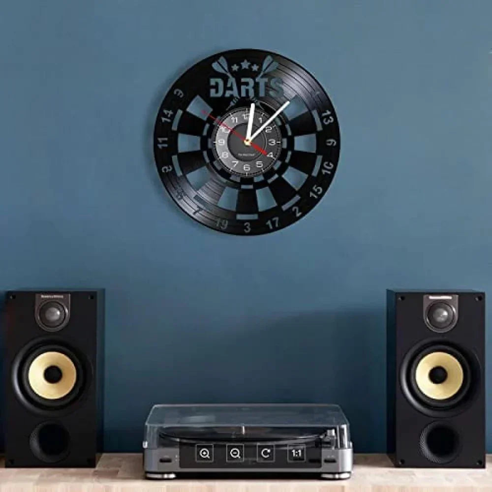 Lisslune | GameTime Vintage Dartboard Wall Clock