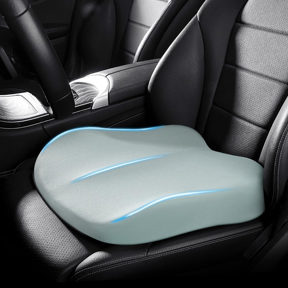 Lisslune | Car Cushion RaiseSit – Ergonomic Seat Booster Cushion with Memory Foam