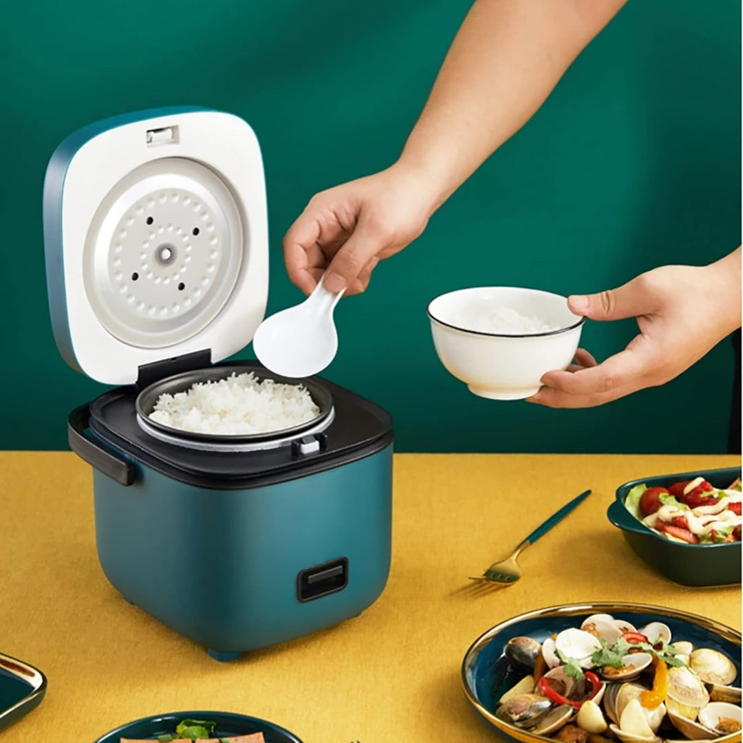 Lisslune | MiniChef 1.2L Rice Cooker – Compact Multicooker with Steaming Function and One-Button Control