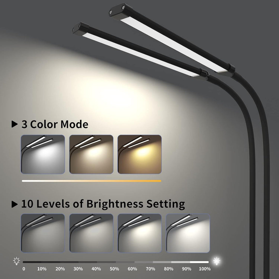 Lisslune | 77 LED Desk Clamp Lamp with 70cm Flexible Gooseneck – Ravien