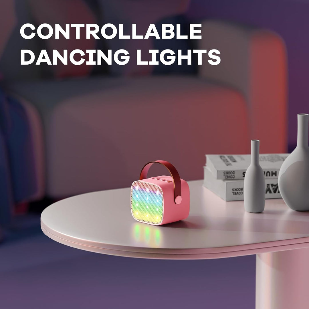 Lisslune | Portable Mini Karaoke Machine with Bluetooth Speaker & 2 Wireless Mics – Veylo