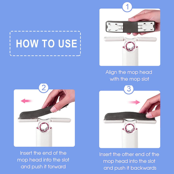 Lisslune | Portable Self-Squeeze Mini Mop – Arivon