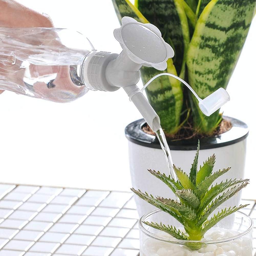Lisslune | 2-in-1 Double Cap Bottle Spray Nozzle – Mini Spray Head for Garden Irrigation