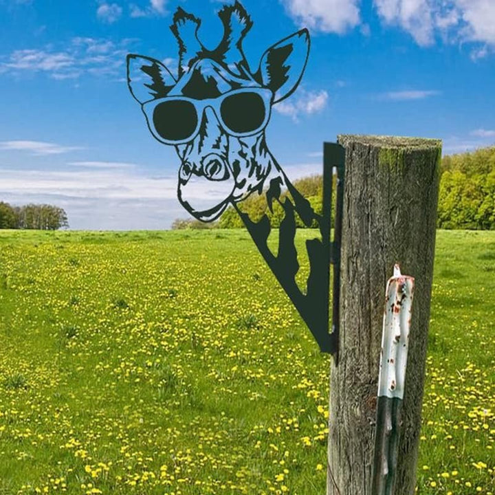 Lisslune | WildPost - Metal Dyresilhouette Fence Caps
