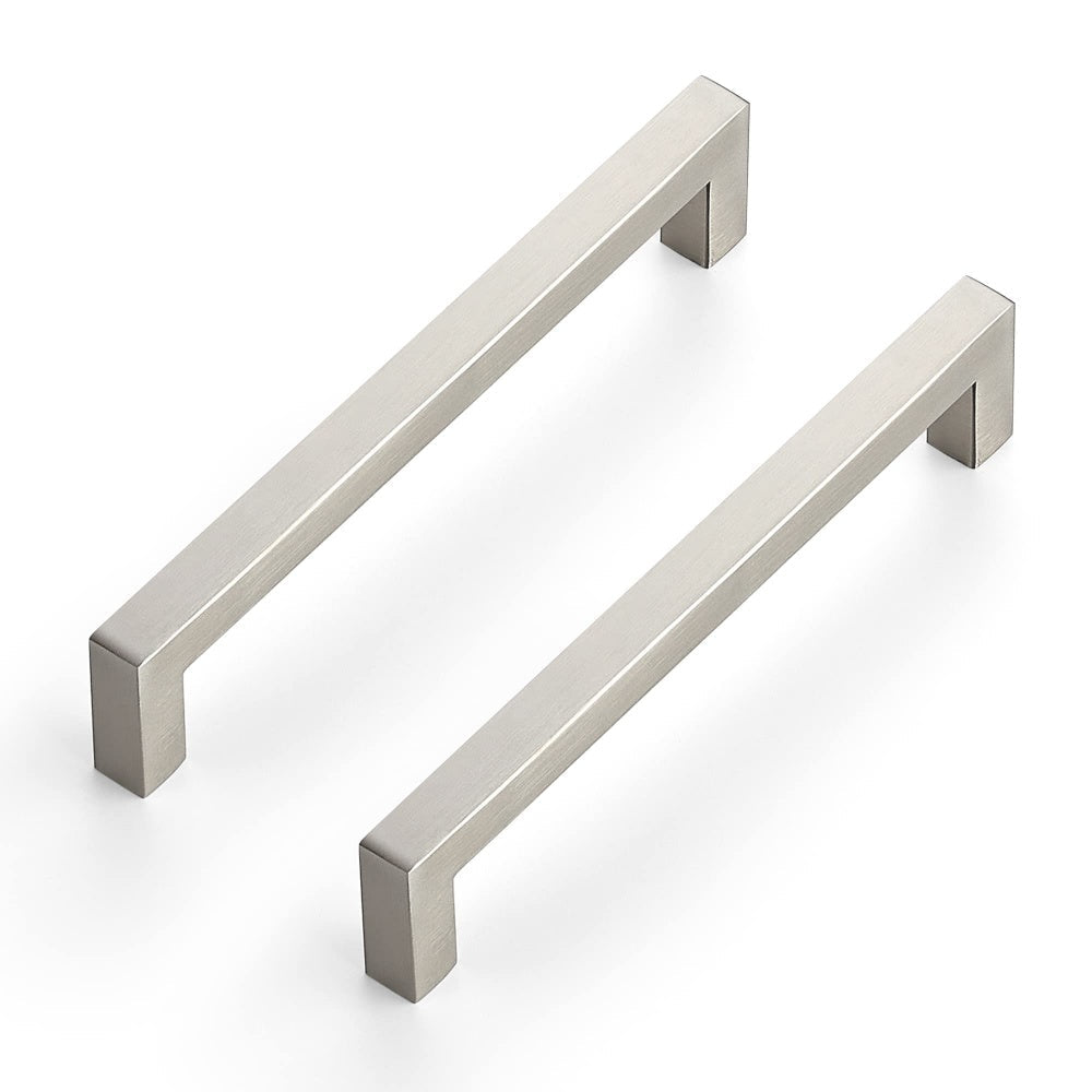 Lisslune | Kitchen cabinet pulls brushed nickel stainless steel cabinet handles