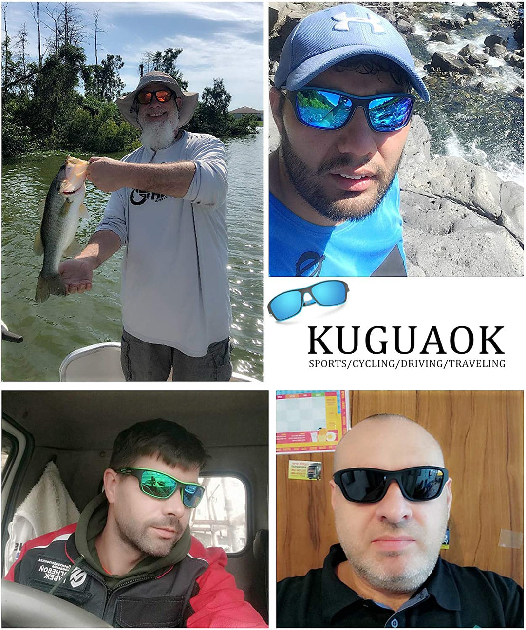Lisslune | Outdoor Sports Sunglasses with Anti-Glare, Polarized Lenses