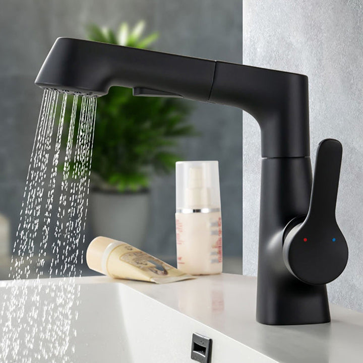 Lisslune | Industrial Style Wide Faucets Lever Handles Faucets for Bathroom