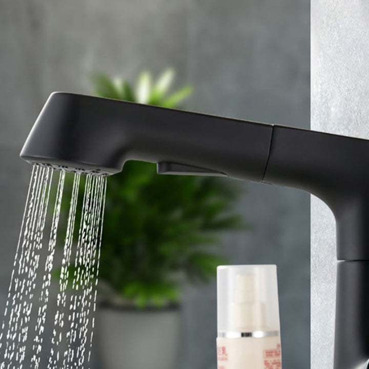 Lisslune | Industrial Style Wide Faucets Lever Handles Faucets for Bathroom