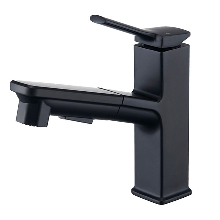 Lisslune | Contemporary Container Faucet Lever Handles Low Arc Copper Container Faucet