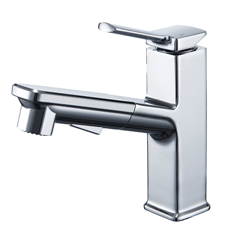 Lisslune | Contemporary Basin Mixer Lever Handles Low Arc Copper Basin Mixer