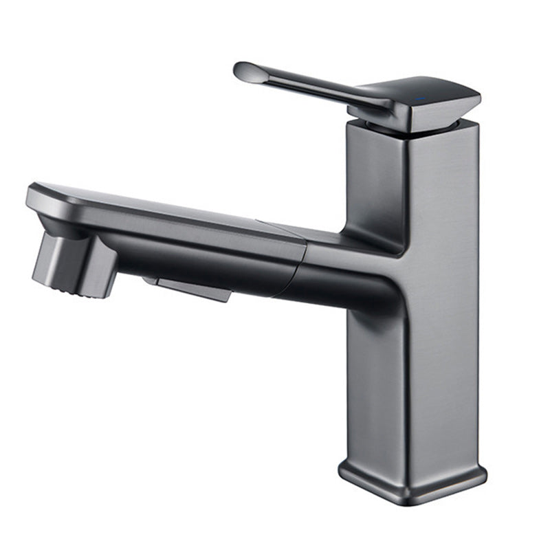 Lisslune | Contemporary Basin Mixer Lever Handles Low Arc Copper Basin Mixer