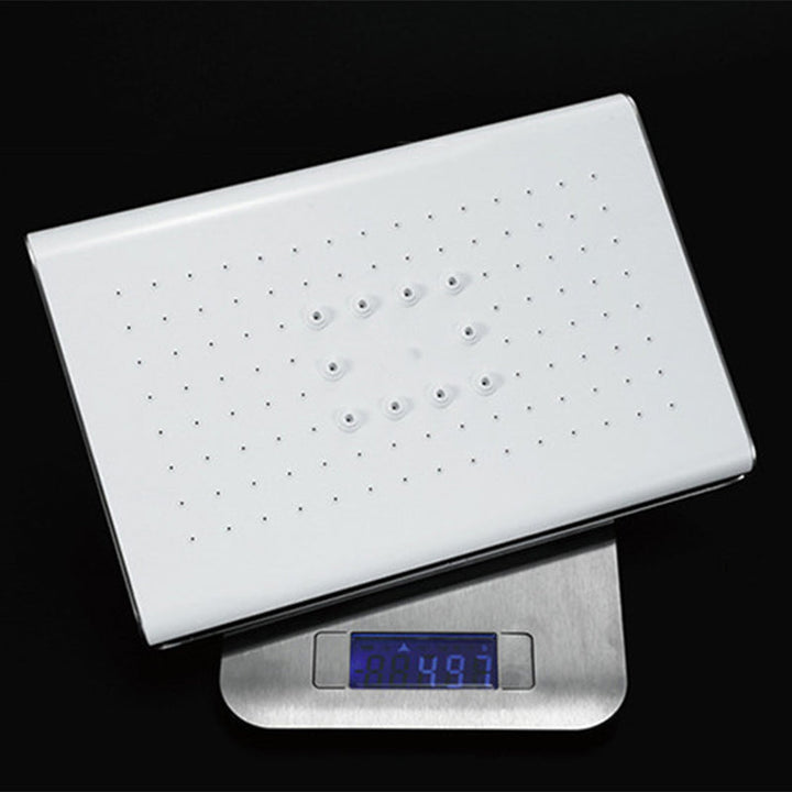 Lisslune | Rectangular Fixed Shower Head Traditional Ceiling Mounted Shower Head