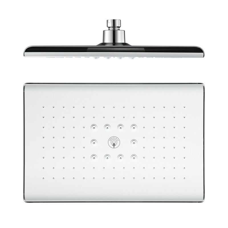 Lisslune | Rectangular Fixed Shower Head Traditional Ceiling Mounted Shower Head