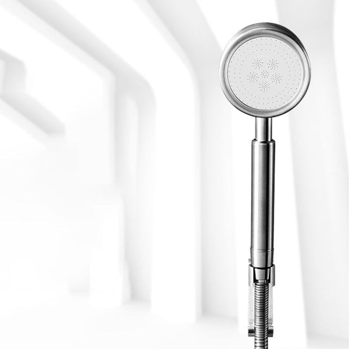 Lisslune | Round Shape Handheld Showerhead Traditional Metal Wall Mounted Hand Shower