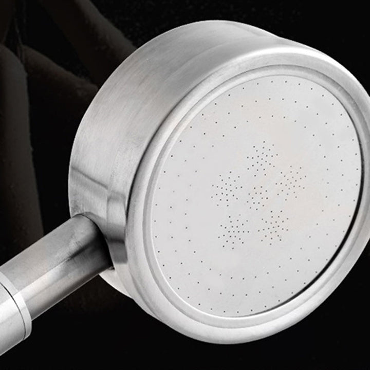 Lisslune | Round Shape Handheld Showerhead Traditional Metal Wall Mounted Hand Shower