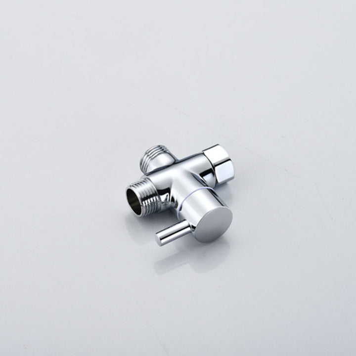 Lisslune | Home Round Dual Shower Heads Modern Style Wall Mounted Metal Dual Shower