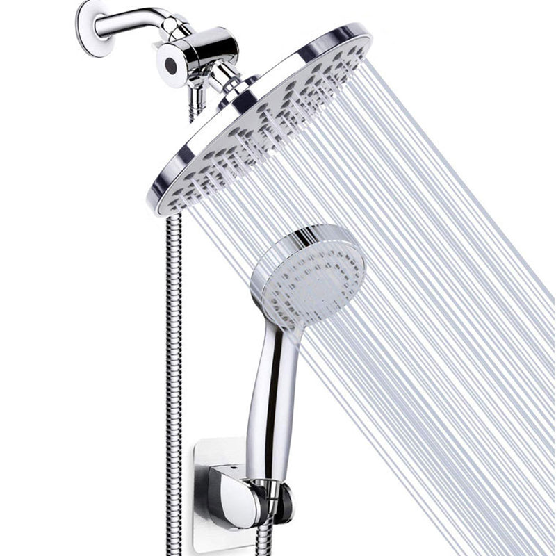 Lisslune | Round Dual Shower Heads Traditional Style Wall Mounted Dual Shower