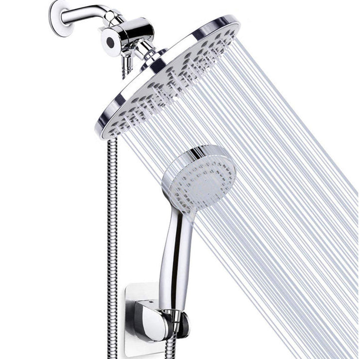 Lisslune | Round Dual Shower Heads Traditional Style Wall Mounted Dual Shower