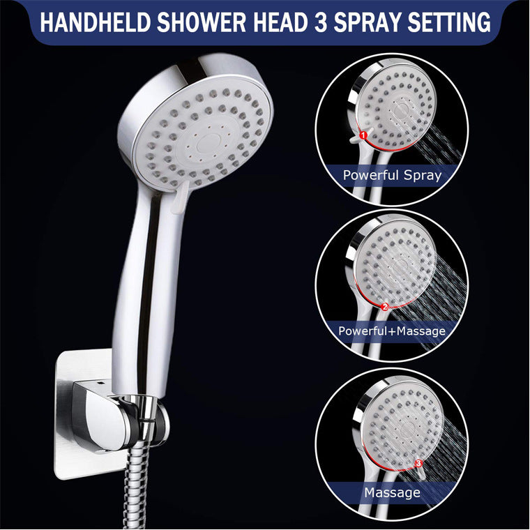 Lisslune | Round Dual Shower Heads Traditional Style Wall Mounted Dual Shower