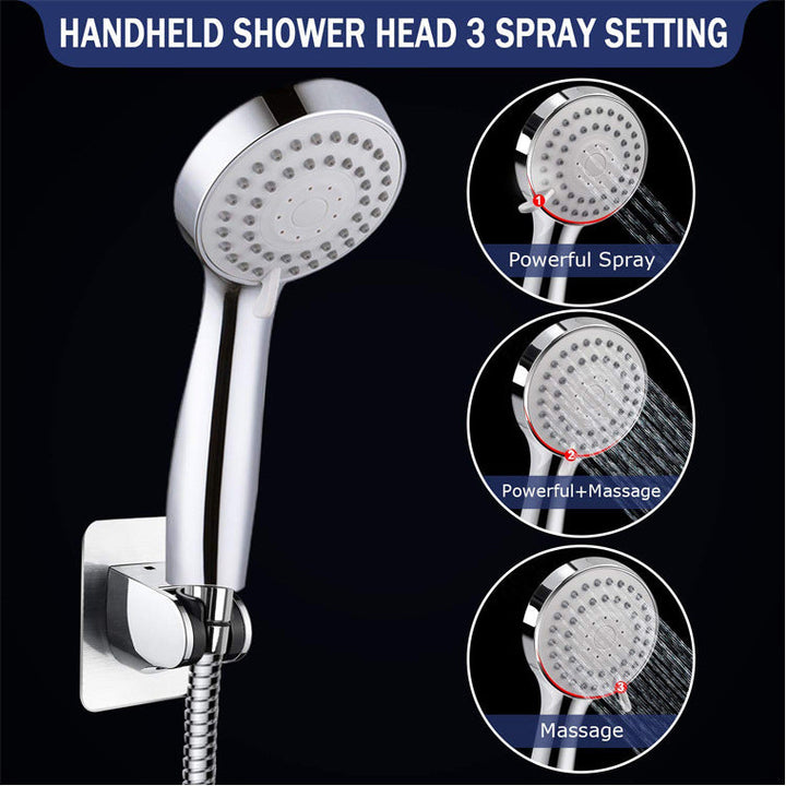 Lisslune | Round Dual Shower Heads Traditional Style Wall Mounted Dual Shower