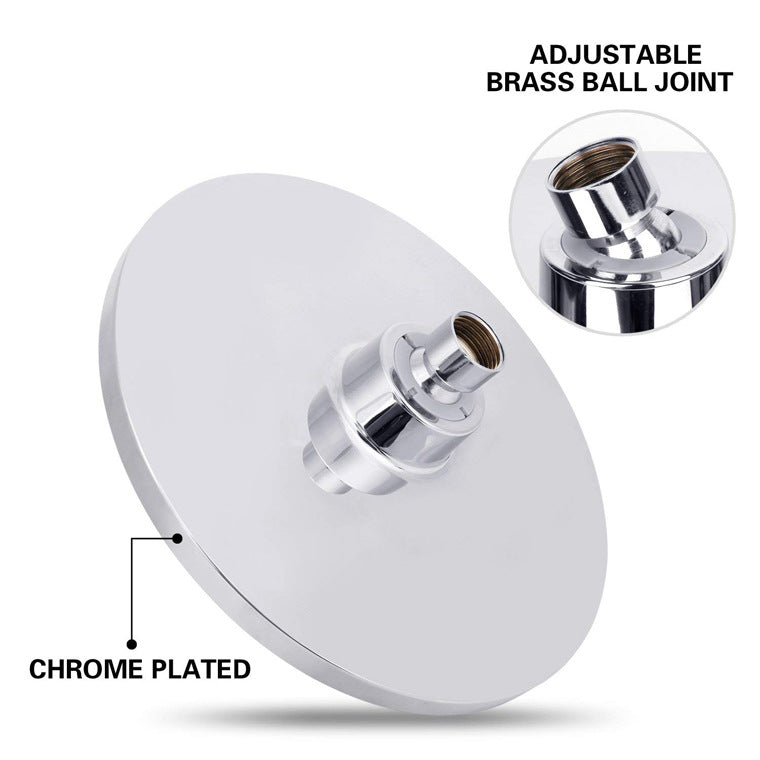 Lisslune | Round Dual Shower Heads Traditional Style Wall Mounted Dual Shower