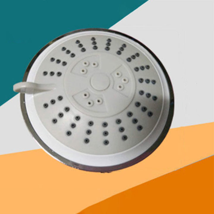 Lisslune | Round Fixed Shower Head Traditional Style Metal 5-Inch Fixed Shower Head