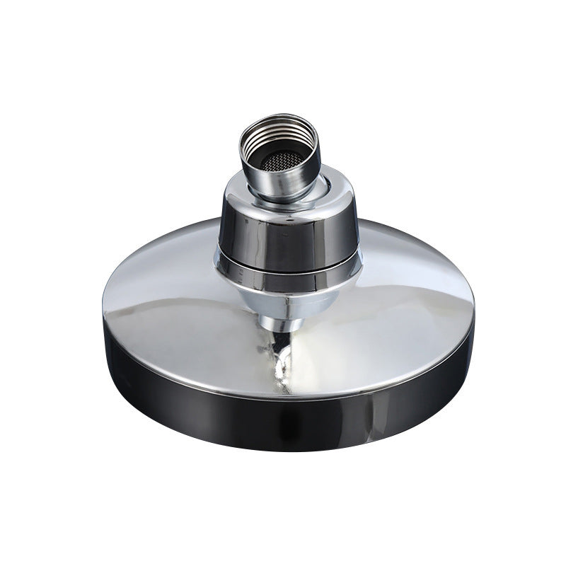 Lisslune | Round Fixed Shower Head Traditional Style Metal 5-Inch Fixed Shower Head