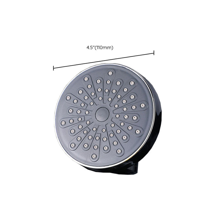 Lisslune | Round Fixed Shower Head Traditional Style Metal 5-Inch Fixed Shower Head