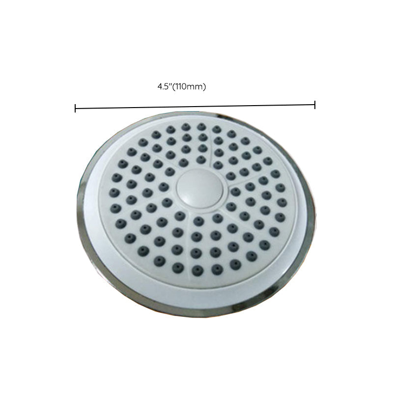 Lisslune | Round Fixed Shower Head Traditional Style Metal 5-Inch Fixed Shower Head