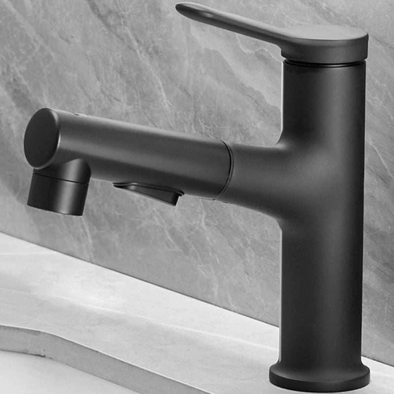 Lisslune | Pull-out washbasin tap single lever bathroom tap 1-hole washbasin tap