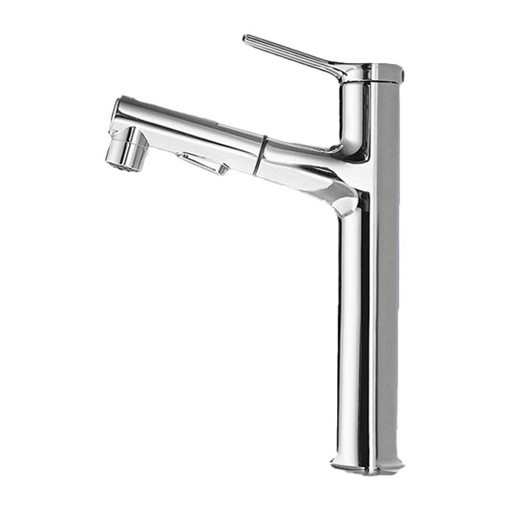 Lisslune | Pull-out washbasin tap single lever bathroom tap 1-hole washbasin tap