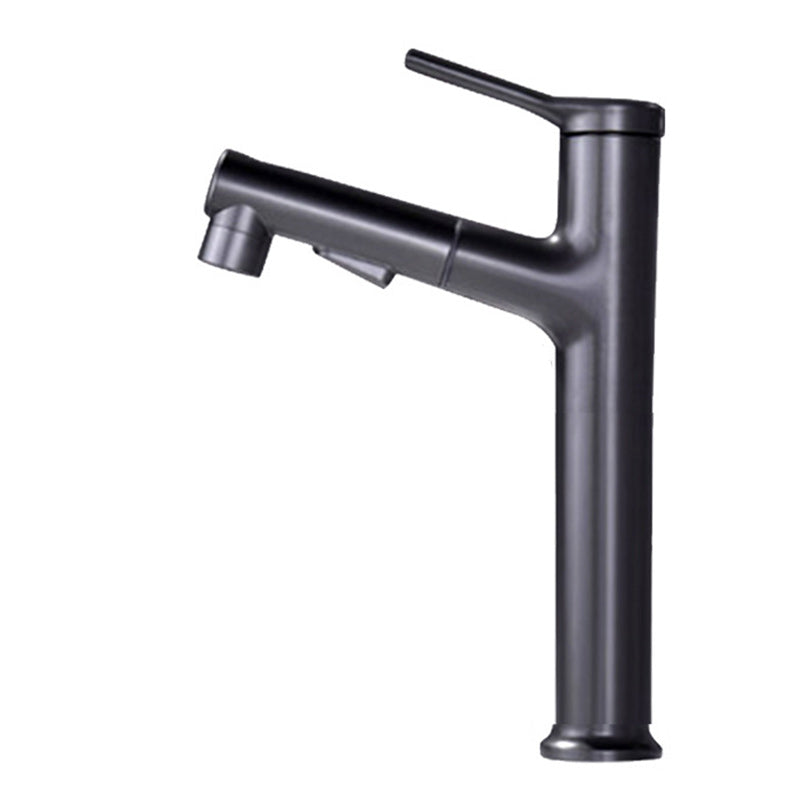 Lisslune | Pull-out washbasin tap single lever bathroom tap 1-hole washbasin tap