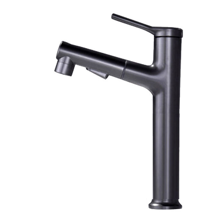 Lisslune | Pull-out washbasin tap single lever bathroom tap 1-hole washbasin tap