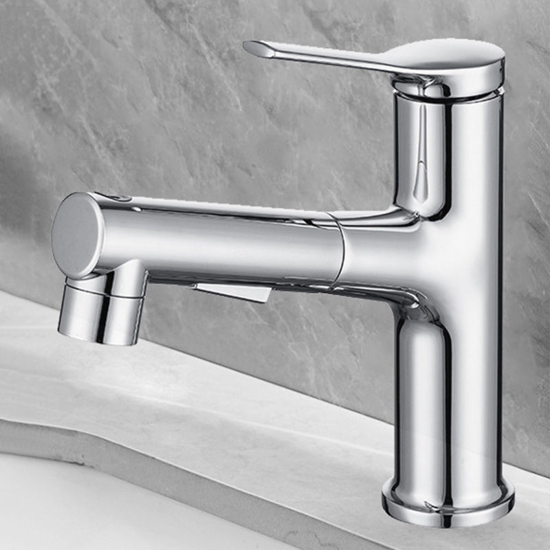 Lisslune | Pull-out washbasin tap single lever bathroom tap 1-hole washbasin tap
