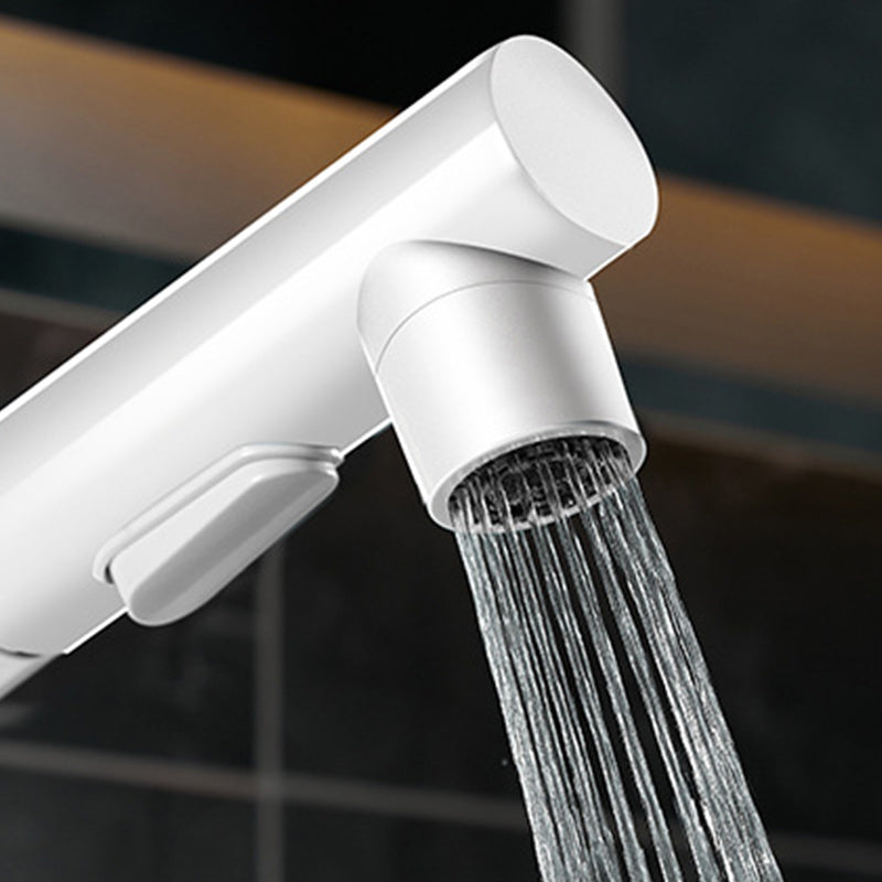Lisslune | Pull-out washbasin tap single lever bathroom tap 1-hole washbasin tap