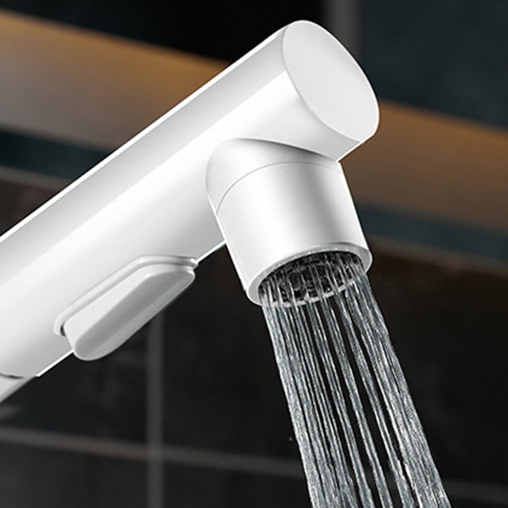 Lisslune | Pull-out washbasin tap single lever bathroom tap 1-hole washbasin tap