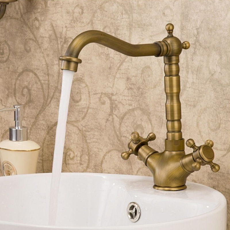 Lisslune | Glam Centerset Faucet Single Hole Basin Faucet with 2 Handles