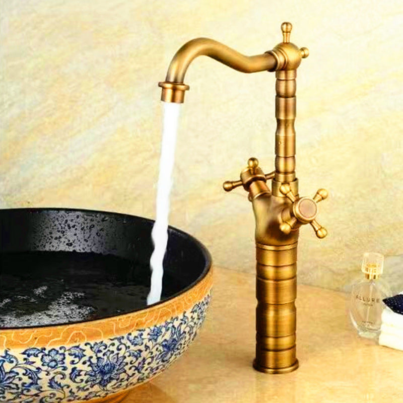 Lisslune | Glam Centerset Faucet Single Hole Basin Faucet with 2 Handles
