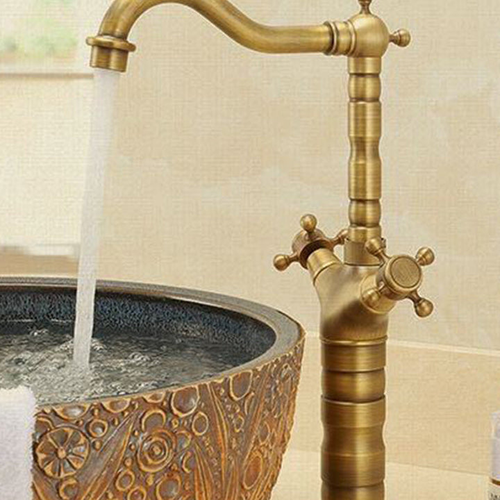 Lisslune | Glam Centerset Faucet Single Hole Basin Faucet with 2 Handles